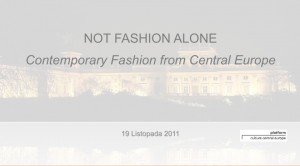 Not Fashion Alone